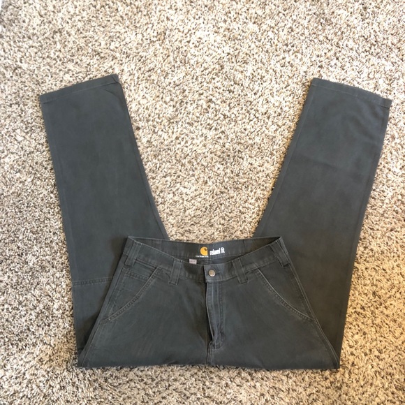 carhartt relaxed fit rugged flex rigby dungaree